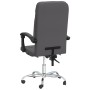 Silla de oficina reclinable cuero sintético gris en Sillas de oficina | Comprar online en Foru.es