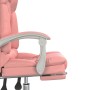 Silla de oficina reclinable masaje cuero sintético rosa en Sillas de oficina | Comprar online en Foru.es