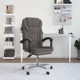 Silla de oficina reclinable de tela gris oscuro en Sillas de oficina | Comprar online en Foru.es