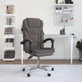 Silla de oficina reclinable de tela gris oscuro en Sillas de oficina | Comprar online en Foru.es