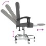 Silla de oficina reclinable de tela gris oscuro en Sillas de oficina | Comprar online en Foru.es