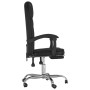 Silla de oficina reclinable cuero sintético negro en Sillas de oficina | Comprar online en Foru.es