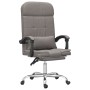 Silla de oficina reclinable con masaje tela gris taupé en Sillas de oficina | Comprar online en Foru.es