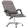 Silla de oficina reclinable con masaje tela gris taupé en Sillas de oficina | Comprar online en Foru.es