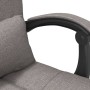 Silla de oficina reclinable con masaje tela gris taupé en Sillas de oficina | Comprar online en Foru.es
