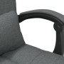 Silla de oficina reclinable con masaje de tela gris oscuro en Sillas de oficina | Comprar online en Foru.es