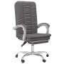 Silla de oficina reclinable cuero sintético gris en Sillas de oficina | Comprar online en Foru.es