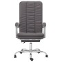 Silla de oficina reclinable cuero sintético gris en Sillas de oficina | Comprar online en Foru.es