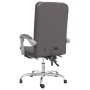 Silla de oficina reclinable cuero sintético gris en Sillas de oficina | Comprar online en Foru.es