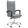 Silla de oficina reclinable de tela gris claro en Sillas de oficina | Comprar online en Foru.es