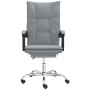 Silla de oficina reclinable de tela gris claro en Sillas de oficina | Comprar online en Foru.es
