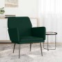 Sillón de terciopelo verde oscuro 62x79x79 cm en Sillones | Comprar online en Foru.es