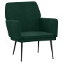 Sillón de terciopelo verde oscuro 62x79x79 cm en Sillones | Comprar online en Foru.es