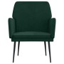 Sillón de terciopelo verde oscuro 62x79x79 cm en Sillones | Comprar online en Foru.es