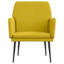 Sillón de terciopelo amarillo 62x79x79 cm en Sillones | Comprar online en Foru.es