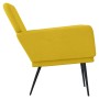 Sillón de terciopelo amarillo 62x79x79 cm en Sillones | Comprar online en Foru.es