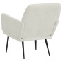 Sillón de terciopelo crema 62x79x79 cm en Sillones | Comprar online en Foru.es