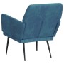 Sillón de terciopelo azul 62x79x79 cm en Sillones | Comprar online en Foru.es