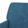 Sillón de terciopelo azul 62x79x79 cm en Sillones | Comprar online en Foru.es