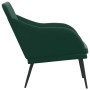 Banco de terciopelo verde oscuro 110x76x80 cm en Bancos | Comprar online en Foru.es