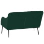 Banco de terciopelo verde oscuro 110x76x80 cm en Bancos | Comprar online en Foru.es