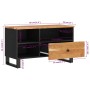 Mueble de TV madera acacia y madera de ingeniería 80x33x46 cm en Muebles TV | Comprar online en Foru.es
