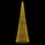 Árbol de Navidad LED para mástil, 1534 LED, blanco cálido, 500 cm en Decoración Festiva y Estacional | Comprar online en Foru.es