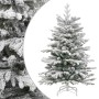 Árbol de Navidad artificial con bisagras y nieve flocada 210 cm en Decoración Festiva y Estacional | Comprar online en Foru.es