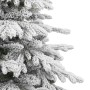 Árbol de Navidad artificial con bisagras y nieve flocada 210 cm en Decoración Festiva y Estacional | Comprar online en Foru.es