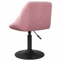 Sillas de comedor giratorias 4 unidades de terciopelo rosa en Sillas de comedor | Comprar online en Foru.es