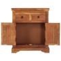 Aparador de madera maciza de acacia 63x30x75 cm de vidaXL, Aparadores - Ref: Foro24-248005, Precio: 256,42 €, Descuento: %