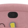 Sillón de masaje reclinable de terciopelo rosa en Sillones | Comprar online en Foru.es