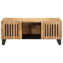 Mesa de centro de madera maciza de mango rugosa 100x55x40 cm en Mesas de centro | Comprar online en Foru.es