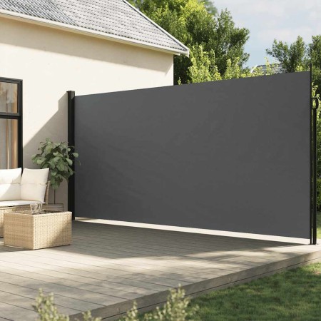 Toldo lateral retráctil gris antracita 220x600 cm en Sombrillas | Comprar online en Foru.es