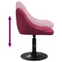 Sillas de comedor giratorias 4 unidades terciopelo rojo tinto en Sillas de comedor | Comprar online en Foru.es