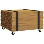 Mesa de Café Marrón 60 x 60 x 38 cm Madera de teca maciza en Mesas de centro | Comprar online en Foru.es