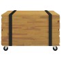Mesa de Café Marrón 60 x 60 x 38 cm Madera de teca maciza en Mesas de centro | Comprar online en Foru.es