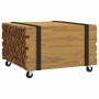 Mesa de Café Marrón 60 x 60 x 38 cm Madera de teca maciza en Mesas de centro | Comprar online en Foru.es
