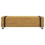 Soporte de TV Marrón 110 x 30 x 30 cm Madera de teca maciza en Muebles TV | Comprar online en Foru.es