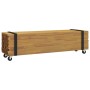 Soporte de TV Marrón 110 x 30 x 30 cm Madera de teca maciza en Muebles TV | Comprar online en Foru.es