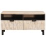 Mesa de Café con cajón 80 x 54 x 40 cm Madera de mango maciza en Mesas de centro | Comprar online en Foru.es