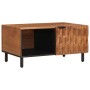 Mesa de Café Marrón 80 x 50 x 40 cm Madera de mango maciza en Mesas de centro | Comprar online en Foru.es