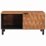 Mesa de Café Marrón 80 x 50 x 40 cm Madera de mango maciza en Mesas de centro | Comprar online en Foru.es