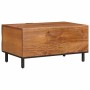 Mesa de Café Marrón 80 x 50 x 40 cm Madera de mango maciza en Mesas de centro | Comprar online en Foru.es