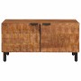 Mesa de Café Marrón 80 x 50 x 40 cm Madera de mango maciza en Mesas de centro | Comprar online en Foru.es