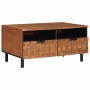 Mesa de Café Marrón 80 x 54 x 40 cm Madera de mango maciza en Mesas de centro | Comprar online en Foru.es