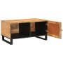 Mesa de Café Natural 80 x 50 x 40 cm Madera de mango maciza en Mesas de centro | Comprar online en Foru.es