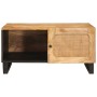 Mesa de Café Natural 80 x 50 x 40 cm Madera de mango maciza en Mesas de centro | Comprar online en Foru.es