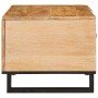 Mesa de Café Natural 80 x 50 x 40 cm Madera de mango maciza en Mesas de centro | Comprar online en Foru.es