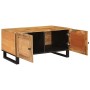 Mesa de Café Natural 80 x 50 x 40 cm Madera de mango maciza en Mesas de centro | Comprar online en Foru.es